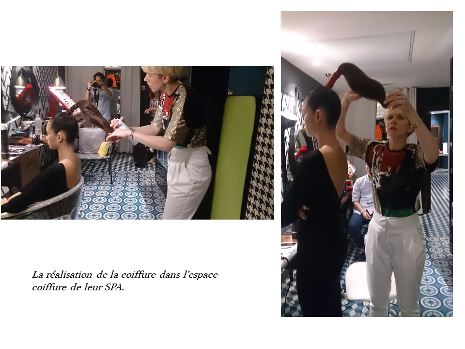 Queue de cheval pour le concours de coiffure Shu Uemura au Spa de l'Hôtel Molitor après rénovation, 13 Rue Nungesser et Coli, 75016 Paris