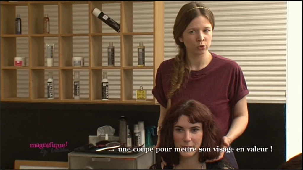 Coupe transformation sur cheveux long et coloré étape par étape. hair stylist paris 75005-diagnostic