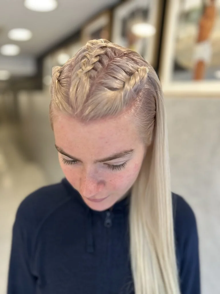 tresse collée femme
