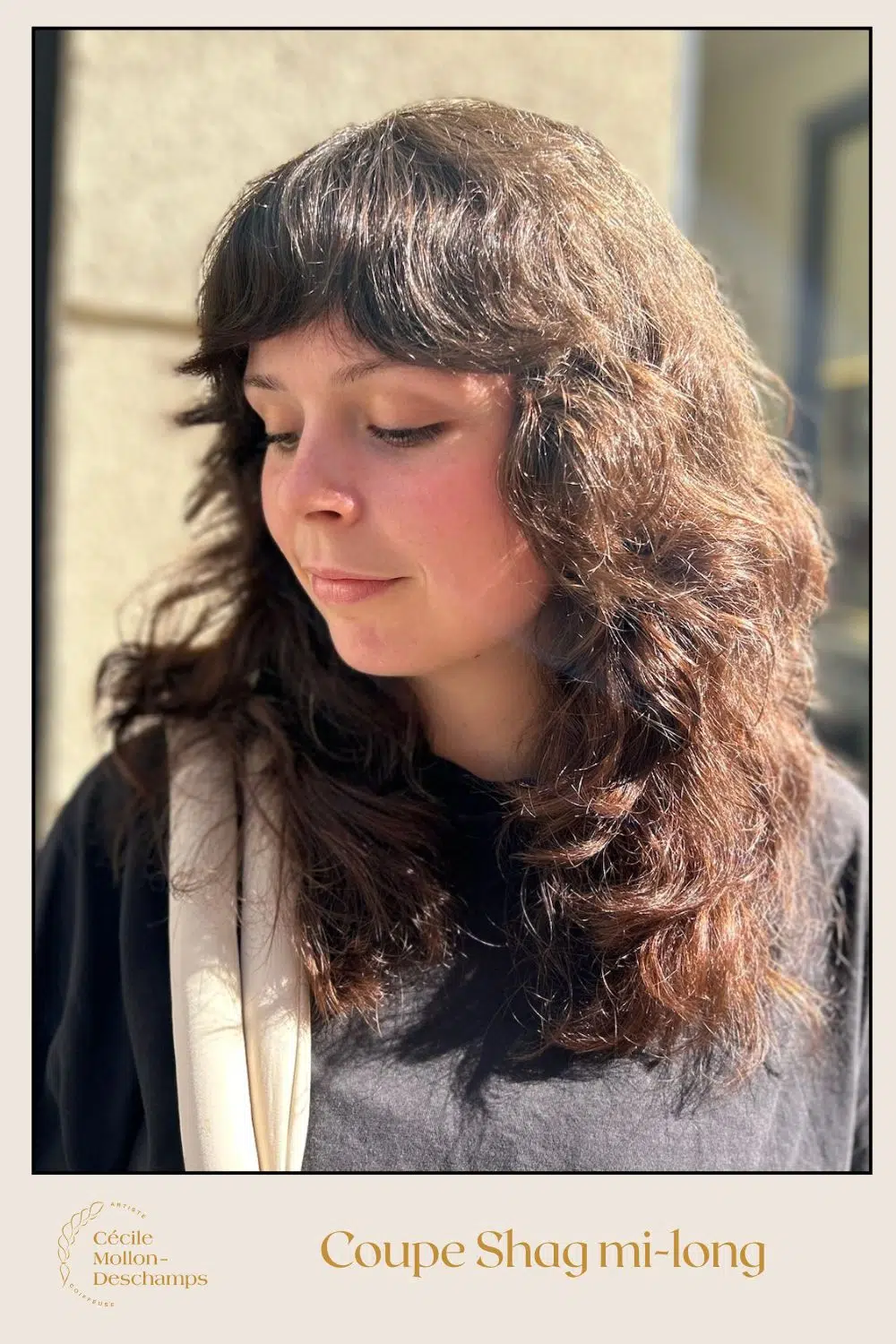 Coupe cheveux mi long femme